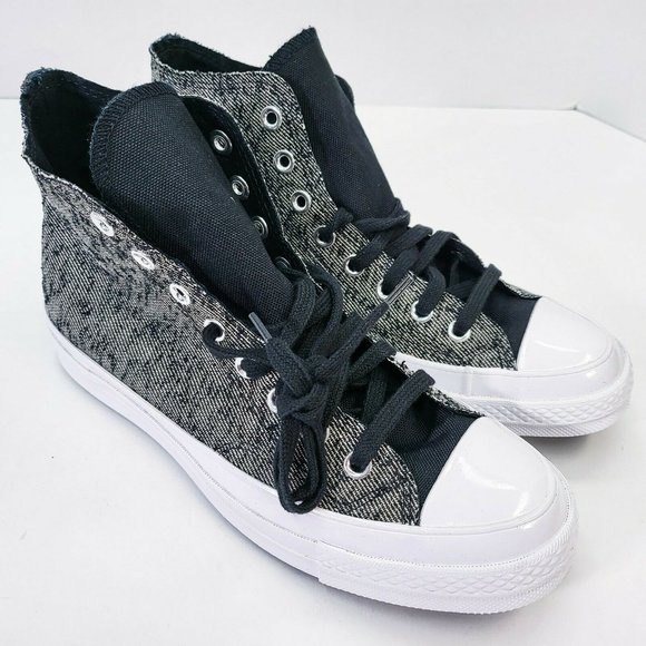 Converse Chuck 70 Hi Men's Hybrid Texture Limited Sneaker Shoe Black 171349C - Picture 2 of 8